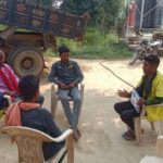 Awareness session on Malaria during Household Visit Village Chatarwar Block Chopan Sonebhadra 14-11-2023