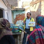 Community awareness on VBD during H.H visit at slum chandan nagar PC- Amit FHI-EMBED-HEALTH department -Agra 19-Dec.2023