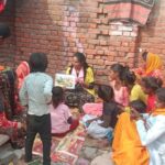 Community awareness on VBD during H.H visit at slum Sushil nagar PC- Soniya FHI-EMBED-HEALTH department -Agra 22-Dec.2023