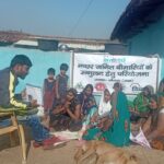 Community awareness session on Malaria during household visit in Jhilo Block Myorpur Sonebhadra - 12-12-2023