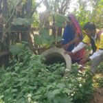 Larva source identification and reduction during household visit in Village Saudih Block Duddhi Sonebhadra 06-11-2023