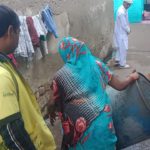 Source Reduction on VBD during Household visit at slum Lal masjid basti PC- amit FHI-EMBED-HEALTH department -Agra