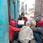 Community awareness for appropriate behaviour of Dengue and Malaria during HH visit at Slum Budh Vihar PC- Deependra FHI-EMBED-Health Dept, Agra. 23-01-2024