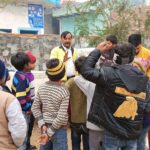 Community awareness on VBD during H.H visit at slum nagla Rambal PC-Amit FHI-EMBED-HEALTH department -Agra 08.01.2024