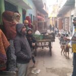 Community awareness on VBD during H.H visit at slum Dev Nagar PC- Navneet FHI-EMBED-HEALTH department -Agra 10.01.2024