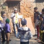 Community awareness on VBD during H.H visit at slum Nagla lal singh PC- Navneet FHI-EMBED-HEALTH department -Agra 12.01.2024