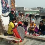 Community awareness on VBD during H.H visit at slum dera saray PC- Geeta FHI-EMBED-HEALTH department -Agra 13.01.2024