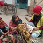 Community awareness for appropriate behaviour of Dengue and Malaria during H.H.visit at slum Nagla Jassa PC- Deependra FHI-EMBED-Health Dept, Agra. 20-01-2024