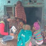 Community awareness for appropriate behaviour of Dengue and Malaria during HH visit at Slum Sohalla Jatav basti PC- Deependra FHI-EMBED-Health Dept, Agra. 22-01-2024