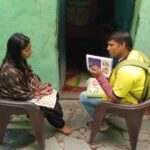 Meeting with youth group members ar slum Anand nagar PC-Bhupendra FHI-EMBED-HEALTH Dep.-Agra 01-01-2024