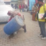 Source identification and Reduction on VBD during H.H visit at slum Sarai malukchand PC-Vipin FHI-EMBED-HEALTH department -Agra 02-01-2024
