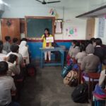 Awareness session for appropriate behaviour of Dengue and Malaria during School base activity PC- Geeta FHI-EMBED-HEALTH department -Agra 05.02.2024