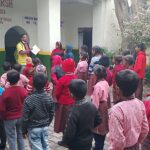 Awareness session for appropriate behaviour of Dengue and Malaria during School base activity PC- Bhupendra FHI-EMBED-HEALTH department -Agra 05.02.2024