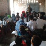 Awareness session for appropriate behaviour of Dengue and Malaria during School base activity PC- Bhupendra FHI-EMBED-HEALTH department -Agra 06.02.2024