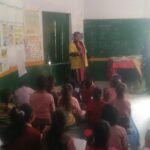 Awareness session for appropriate behaviour of Dengue and Malaria during School base activity PC- Geeta FHI-EMBED-HEALTH department -Agra 21.02.2024