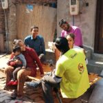 Community awareness for appropriate behavior of Dengue and Malaria during HH visit at Slum nagla kishan lal PC- Amit FHI-EMBED-Health Dept, Agra. 10-02-2024