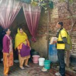 Community awareness for appropriate behavior of Dengue and Malaria during HH visit at Slum Kabir kunj PC- Rajesh FHI-EMBED-Health Dept, Agra. 14-02-2024