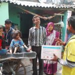 Community awareness for appropriate behavior of Dengue and Malaria during HH visit at Slum new ram nagar PC- Bhupendra FHI-EMBED-Health Dept, Agra. 15-02-2024