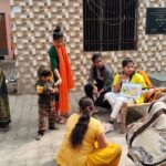Community awareness for appropriate behavior of Dengue and Malaria during HH visit at Slum Kidhaki kale kha PC- Geeta FHI-EMBED-Health Dept, Agra. 21-02-2024