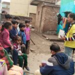 Community awareness for appropriate behaviour of Dengue and Malaria during H.H. visit at Slum Gokulpura PC- Pulkit FHI-EMBED-Health Dept, Agra. 30-01-2024