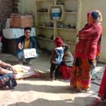 Community awareness for appropriate behaviour of Dengue and Malaria during HH visit at Slum Tota nagar PC- Deependra FHI-EMBED-Health Dept, Agra. 02-02-2024