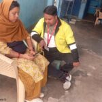 Facilitated E-Module- training of Urban ASHA at slum Nagla prithvinath PC- Vipin FHI-EMBED-Health Dept, Agra 03-02-2024