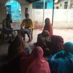 Community awareness for appropriate behavior of Dengue and Malaria during HH visit at Slum chaupal basti PC- Rajesh FHI-EMBED-Health Dept, Agra. 27-02-2024