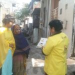 Community awareness for appropriate behavior of Dengue and Malaria during HH visit at Slum Jatav Basti PC- Geeta Ramani FHI-EMBED-Health Dept, Agra. 04-03-2024