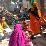 Community awareness for appropriate behavior of Dengue and Malaria during HH visit at Slum Sola Jatav Basti PC- Deependra FHI-EMBED-Health Dept, Agra. 05-03-2024