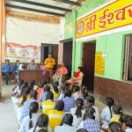 Joint visit with district health department at school awareness session at ishvari Prasad school- Nagla Ajeeta PC-Irshad Khan FHI-EMBED-HEALTH-DEP.-Agra 25.04.2024