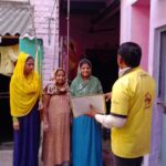 Community awareness for appropriate behavior of Dengue and Malaria during HH visit at Slum Ram nagar PC- Bhupendra FHI-EMBED-Health Dept, Agra. 18-04-2024