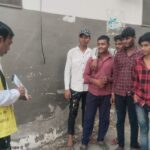 Community awareness for appropriate behavior of Dengue and Malaria during HH visit at Slum Krishna colony PC- Amit FHI-EMBED-Health Dept, Agra. 18-04-2024