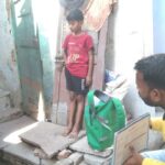 Community awareness for appropriate behavior of Dengue and Malaria during HH visit at Slum Namner Jatav Basti PC-Navneet FHI-EMBED-Health Dept, Agra. 22-04-2024