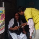 Facilitated E-Module- training of Urban ASHA at slum Raj Nagar balmik Basti PC-pulkit FHI-EMBED-Health Dept, Agra 13-04-2024