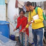 Source identification and Reduction on VBD during H.H visit at slum Chaupal basti PC- Rajesh FHI-EMBED-HEALTH department -Agra 10.04.2024