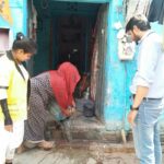 Source identification and Reduction on VBD during H.H visit at slum Khidki kale khan PC- Geeta FHI-EMBED-HEALTH department -Agra 04.04.2024