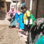 source identification and source reduction by oil filming during H.H.visit at slum Teen ka Nagla PC- Geeta FHI-EMBED-Health Dept, Agra. 30-04-2024