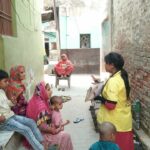 Community awareness for appropriate behavior of Dengue and Malaria during HH visit at Slum Khidki Kale khan PC- Geeta FHI-EMBED-Health Dept, Agra. 06-05-2024
