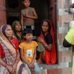 Community awareness for appropriate behavior of Dengue and Malaria during HH visit at Slum budh vihar PC- deependra FHI-EMBED-Health Dept, Agra. 27-05-2024