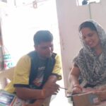 Facilitated E-Module- training for Urban ASHA at slum Krishna Nagar PC-Bhupendra FHI-EMBED-Health Department Agra-26-06-2024