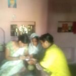 Malaria testing through RDT Kit By Asha during House hold visit at Slum gyarah Basti PC- geeta FHI-EMBED-Health Dept, Agra. 19-06-2024