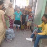 Community awareness for appropriate behavior of Dengue and Malaria during HH visit at Slum Nagla Gareeb das PC- Navneet FHI-EMBED-Health Dept, Agra. 12-06-2024