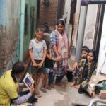 Community awareness for appropriate behavior of Dengue and Malaria during HH visit at Slum Lal masjid PC- amit FHI-EMBED-Health Dept, Agra. 11-06-2024