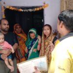 Community awareness for appropriate behavior of Dengue and Malaria during HH visit at Slum new ram nagar PC-Bhupendra FHI-EMBED-Health Dept, Agra. 14-06-2024