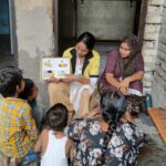 Community awareness for appropriate behavior of Dengue and Malaria during HH visit at Slum Om nagar PC-Soniya FHI-EMBED-Health Dept, Agra. 14-06-2024