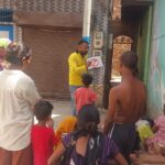 Community awareness for appropriate behavior of Dengue and Malaria during HH visit at Slum Teela katghar PC-navneet FHI-EMBED-Health Dept, Agra. 15-06-2024