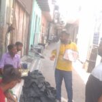 Community awareness for appropriate behavior of Dengue and Malaria during HH visit at Slum Barah khamba PC-navneet FHI-EMBED-Health Dept, Agra. 18-06-2024