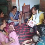 Community awareness for appropriate behavior For Dengue and Malaria during HH visit at Slum-Bheem nagar PC- Rajesh FHI-EMBED-Health Dept, Agra. 26-06-2024