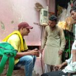 Community awareness for appropriate behavior For Dengue and Malaria during HH visit at Slum-Radhey wali gali PC- Deependra FHI-EMBED-Health Dept, Agra. 26-06-2024