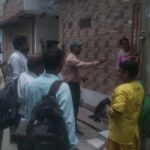 Facilitated joint visit with ADMO and focus on community awareness on VBD and preventing measures and sources reduction activities at slum- Mohan pura valmik basti -FHI-EMBED-Health Department. Agra-25-07-2024